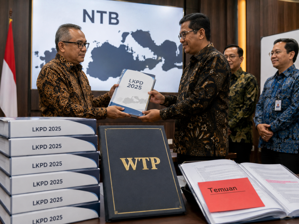Ilustrasi WTP BPK. (Generated AI Gemini)