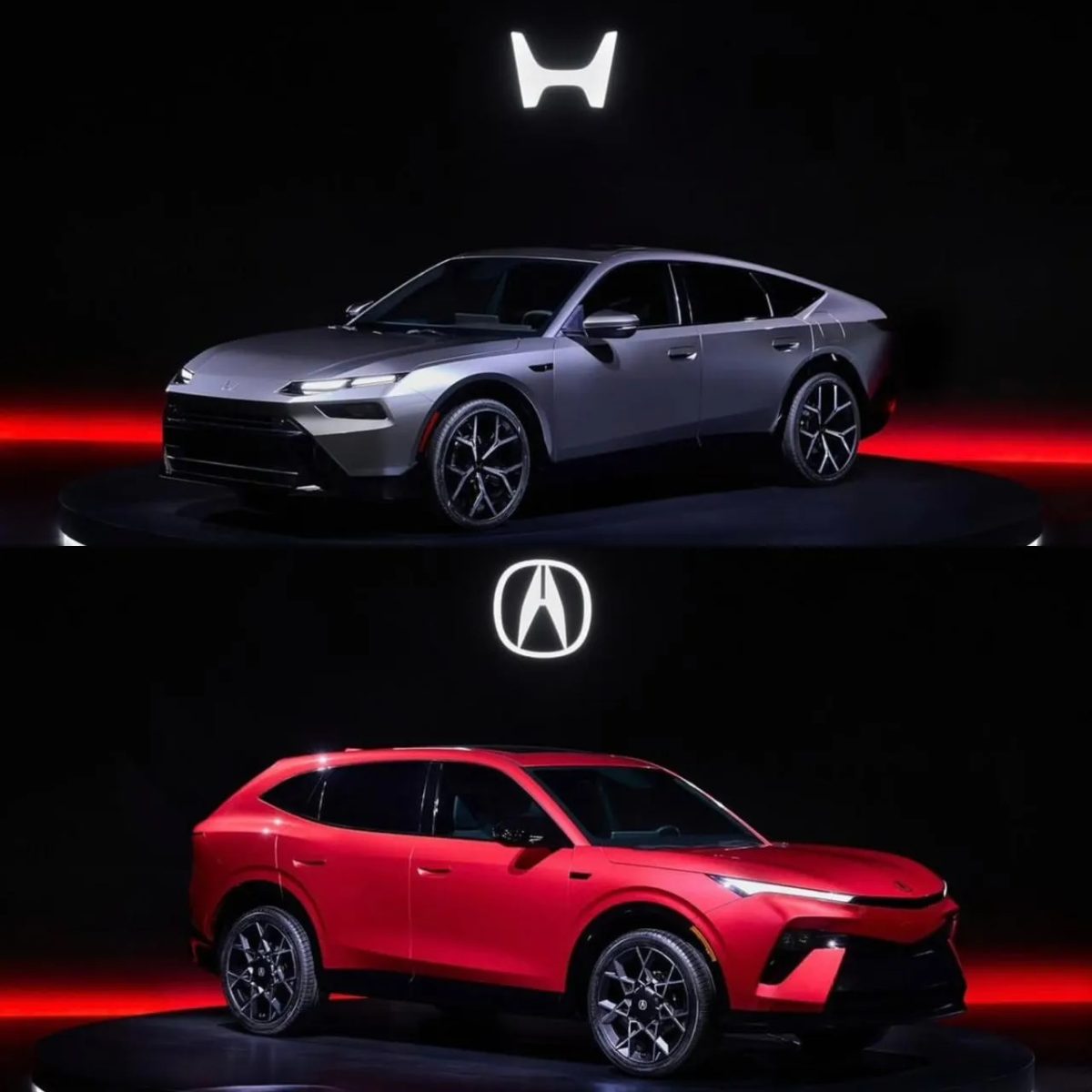Prototipe Honda Hybrid Sedan dan Acura Hybrid SUV. (DOK HONDA INDONESIA)