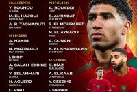 daftar pemain Timnas Maroko untuk Piala Dunia 2026. (ig moroccofootball.news)