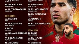 daftar pemain Timnas Maroko untuk Piala Dunia 2026. (ig moroccofootball.news)