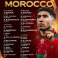 daftar pemain Timnas Maroko untuk Piala Dunia 2026. (ig moroccofootball.news)