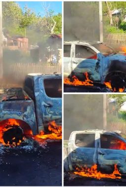 Kecelakaan di Manggelewa Berujung Pembakaran Mobil