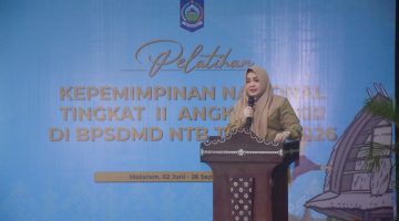 Wagub NTB Indah Dhamayanti Putri. (humas pemprov ntb)