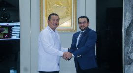 Gubernur NTB bersama Duta Besar Oman untuk Indonesia. (humas pemprov ntb)