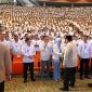 saat menghadiri acara ‘Building Indonesia's Future Generations Through Nutrition’ yang diselenggarakan di Sentul International Convention Center (SICC). (BPMI Setpres)