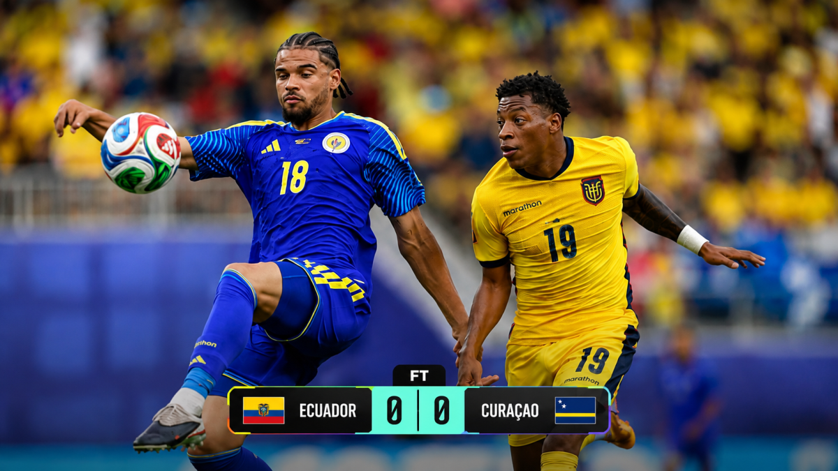 Pertandingan Ekuador vs Curacao berakhir imbang.