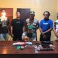 Polisi menangkap terduga pengedar sabu di Kabupaten Bima. (humas polres bima)