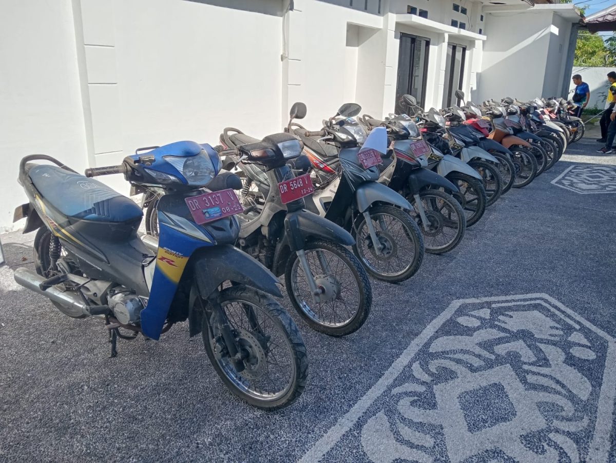Kendaraan dinas Pemkab Loteng yang dilelang. 