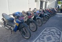 Kendaraan dinas Pemkab Loteng yang dilelang. 