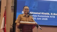 Kadis Kominfotik NTB Ahsanul Khalik. (humas pemprov ntb)