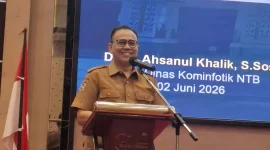 Kadis Kominfotik NTB Ahsanul Khalik. (humas pemprov ntb)