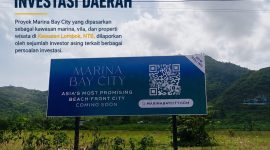 Marina Bay Lombok Bukan investasi daerah. (humas pemprov ntb)