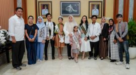 Wagub NTB Indah Dhamayanti Putri mendorong anak muda majukan pendidikan. (humas pemprov ntb)