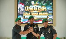 Danrem Wira Bhakti Brigjen Moh Sjasul Arief Lantik Letkol Hadiyansyah Jadi Dandim Lotim