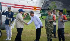 Presiden Prabowo Resmikan Bendungan Meninting, Panen Petani Bisa Tiga Kali Setahun