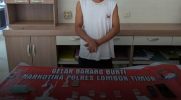 Polisi Tangkap Terduga Pengedar Sabu di Lombok Timur, Sita 33,45 Gram