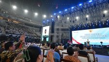 Presiden Prabowo Subianto menghadiri Puncak Peringatan Hari Koperasi ke-79 Tahun 2026 yang digelar di Indonesia Arena, Jakarta, pada Minggu, 12 Juli 2026. Foto: BPMI Setpres