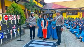Ditlantas Polda NTB melakukan sosialisasi tertib berlalulintas