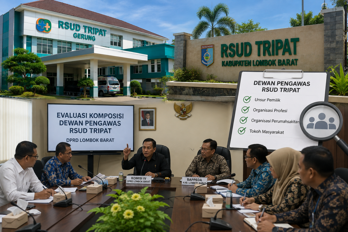 Ilustrasi rapat dewas RSUD Tripat.