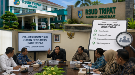 Ilustrasi rapat dewas RSUD Tripat.