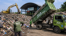 Ilustrasi sampah TPS