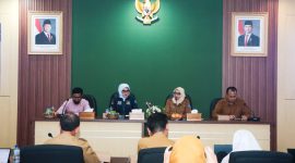 Audiensi/Kunjungan Kerja Anggota DPD RI (Komite IV) Prov NTB dalam rangka Pelaksanaan Tugas Konstitusional.Ruang Rapat Geopark Kantor Bappeda Prov NTB, Selasa, (4/8).