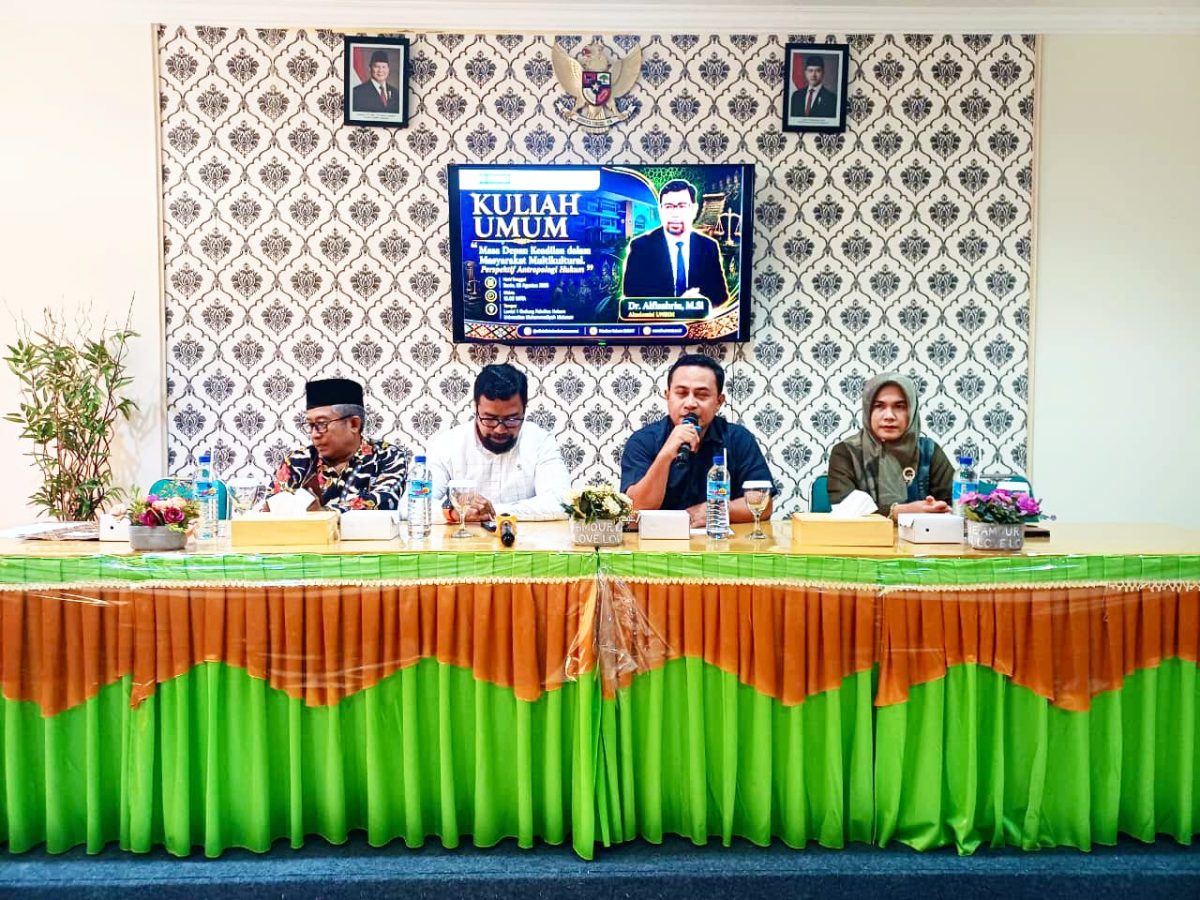 Kuliah umum yang digelar FH UMMAT.