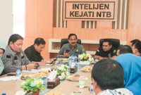 Rapat koordinasi terkait penanggulangan radikalisme di NTB.