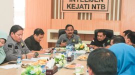 Rapat koordinasi terkait penanggulangan radikalisme di NTB.