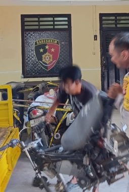 Honda Sonic Hilang Dua Tahun Lalu Muncul di Gudang Ekspedisi Mataram