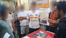 Terduga penyalahguna narkoba yang diamankan polisi.