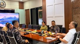 Audiensi Gubernur Iqbal bersama Danlanal Mataram.