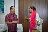 Putri Mahkota Swedia bersama Gubernur NTB.