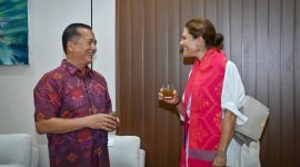 Putri Mahkota Swedia bersama Gubernur NTB.