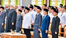 Presiden Prabowo Subianto menghadiri Resepsi Kesyukuran 100 Tahun Pondok Modern Darussalam Gontor (PMDG) yang digelar di Balai Pertemuan Pondok Modern (BPPM), Pondok Modern Darussalam Gontor Putra Kampus Pusat, Kabupaten Ponorogo, Provinsi Jawa Timur, pada Sabtu, 19 September 2026. Foto: BPMI Setpres/Laily Rachev