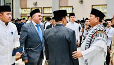 Presiden Prabowo Subianto menghadiri Resepsi Kesyukuran 100 Tahun Pondok Modern Darussalam Gontor (PMDG) yang digelar di Balai Pertemuan Pondok Modern (BPPM), Pondok Modern Darussalam Gontor Putra Kampus Pusat, Kabupaten Ponorogo, Provinsi Jawa Timur, pada Sabtu, 19 September 2026. Foto: BPMI Setpres/Laily Rachev