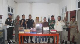 Barang bukti rokok ilegal yang diamankan Satpol PP Kota Bima.