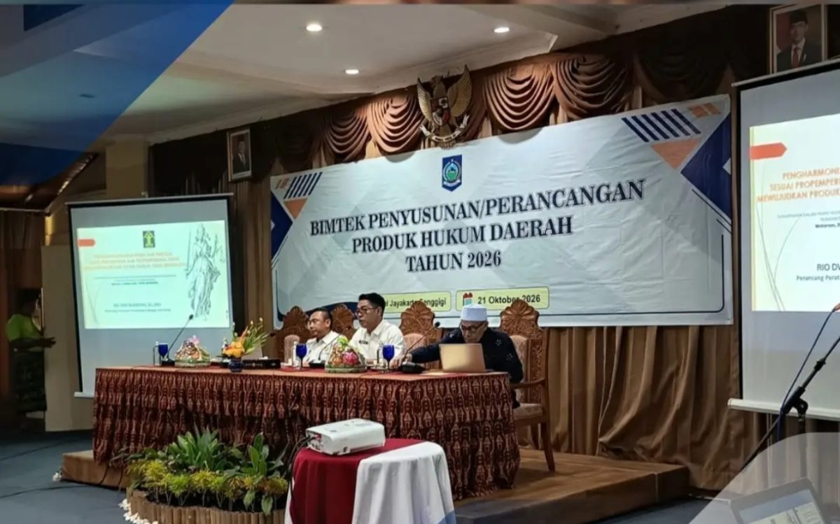 Bimtek Perancangan Penyusunan Produk Hukum Daerah.