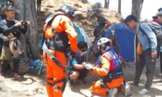 Helikopter Evakuasi Pendaki Asal Belanda yang Alami Cedera Kaki di Gunung Rinjani